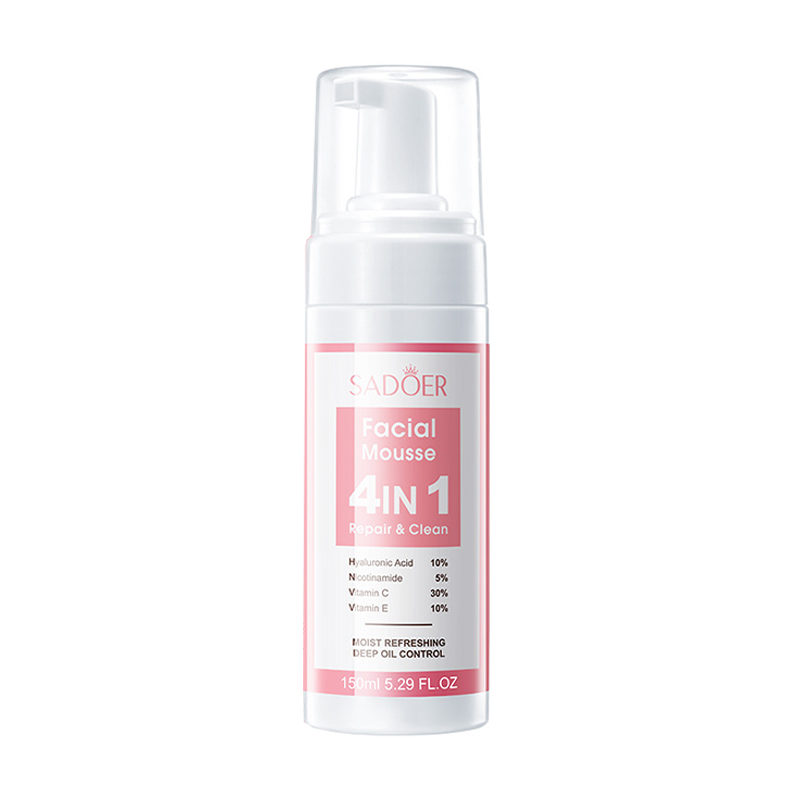 Пінка-мус для вмивання Sadoer 4 In 1 Repair &amp; Clean Facial Mousse, 150 мл